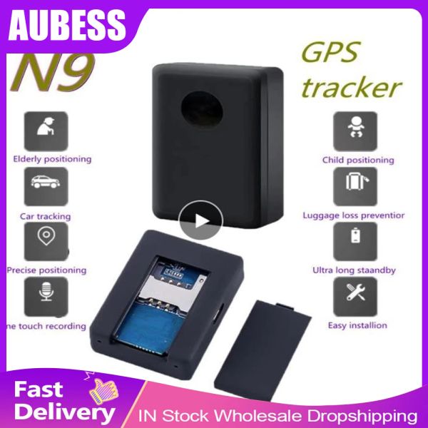 Alarme N9 Wireless GSM Écouter audio Bugging Surveillance Voice Detect Car GPS tracker en temps réel Écouter Appareil de coffre d'écoute électronique audio