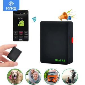 Alarm Ryra Mini GPS Auto -tracker Real Time Tracking Antitheft Antilost Locator Strong Magnetic Mount Message Positioner voor auto's huisdieren