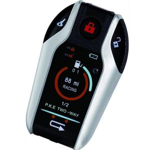 Alarma de seguridad 12V Universal coche motocicleta antirrobo Control remoto bocina bocina sirena bloqueo automático luz intermitente Remind253C