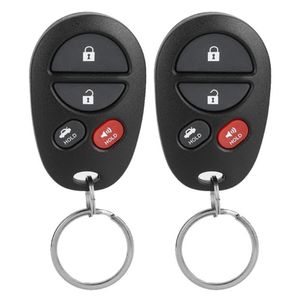 Alarme de sécurité noir universel système antivol de voiture 4 boutons entrée sans clé Kit de verrouillage centralKeyless246D