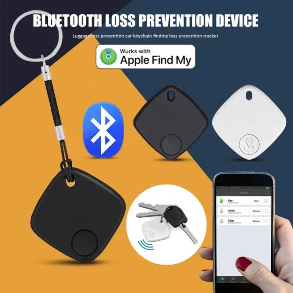 Alarm Smart Bluetooth GPS Tracker fonctionne avec Find My App Anti Lost Rappel Device pour le localisateur de remplacement de balise iPhone MFI Classé
