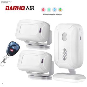 Systèmes d'alarme Darho 36 Sonneries Store Store Home Security Welcome Chime Wireless Infrarouge Motion Porte de porte Capteur Capteur de sonnette d'alarme WX