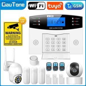 Systèmes d'alarme GT APP télécommande panneau d'alarme commutable 9 langues sans fil sécurité à domicile WIFI GSM GPRS système d'alarme RFID carte bras désarmer YQ230927