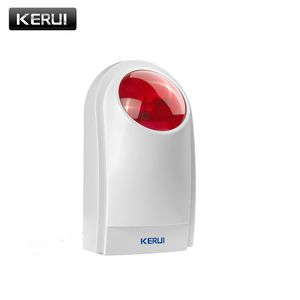 Systèmes d'alarme KERUI J008 110dB intérieur extérieur sans fil clignotant sirène capteur de lumière stroboscopique pour système de sécurité domestique Garge 221101