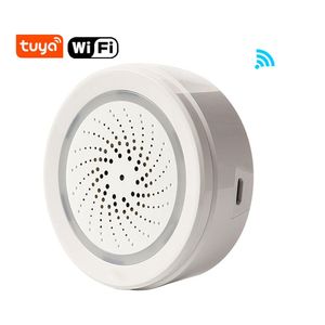 Systèmes d'alarme Tuya Smart Life WiFi USB Sirène Détecteur Capteur Sans Fil Sound Light 221101