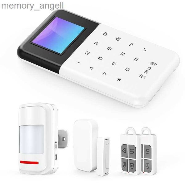 Systèmes d'alarme W211 système d'alarme antivol hôte d'alarme Intelligent distribution réseau à une clé écran couleur TFT touche tactile GSM + WIFI YQ230926