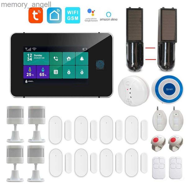 Sistemas de alarma WiFi GSM Tuya Aplicación SmartLife Aplicación Home ladrón Home Home System 4.3 pulgadas Soporte de panel táctil Inicio Alexa YQ230926