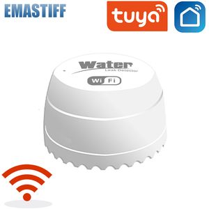 Sistemas de alarma Wifi Detector de agua Sensor de fugas Alarma Detector de fugas Sonido Tuyasmart Smart Life APP Alerta de inundación Desbordamiento Seguridad 221101