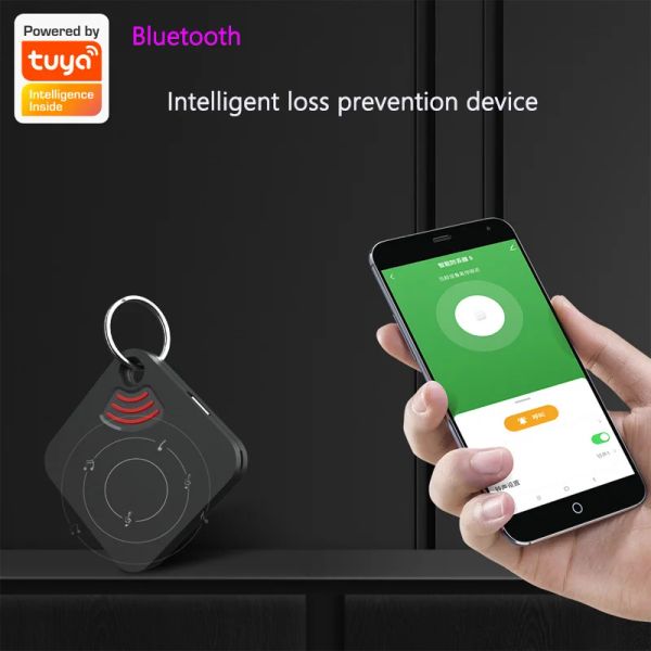 Alarma Tuya Dispositivo de prevención de pérdidas inteligentes Smart Bluetooth Bluetooth Mini Tag Key Finder Child Finder Tracker Ubicación Twoway Búsqueda