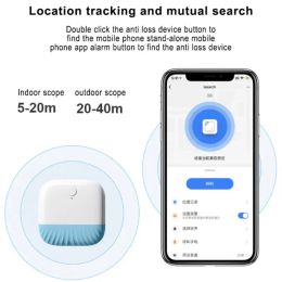 Alarm Tuya Smart GPS Tracker Beveiligingsbescherming Antilost Alarm Key Tag Bluetooth Tracker Child Bag Pet App Finder Locator Anti Lost