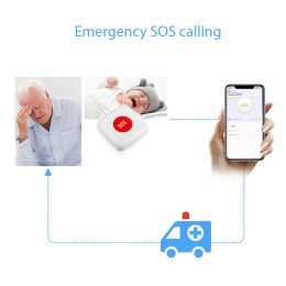 Alarme Tuya Zigbee Elderly Bouton SOS SAPPORT DE PANIQUE DE L'URGENCE ALERTE PUST PUST MOBILE SMART HAIGAUX SECONCE SYSTÈME D'ALARME