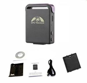 Alarme véhicule GPS Tracker TK102B Chargeur câblé Car GSM GPS GPRS Suivi du dispositif de suivi de la voiture Système d'alarme