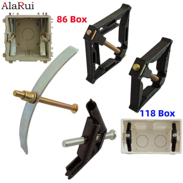 Alarui Dark Box Repair Torny Fix sollo 118 86 Montaje de pared El enchufe eléctrico del enchufe de enchufe de enchufe de la salida del clip de reemplazo de reemplazo del casete