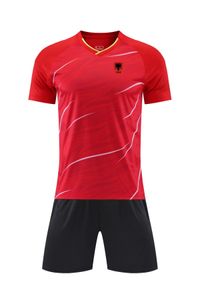 Albanië FC Heren trainingspakken kinderen zomer vrije tijd sport pak met korte mouwen buitensport jogging T-shirt