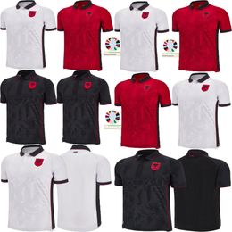 Albanie Soccer Jersey Broja Asani Djimsiti 2024 Euro Cup Islands Team National Home Football Jersey Kit Mehmeti K.Bare Hysaj Asllani Uzuni