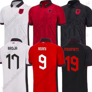 Albanie Jerseys de football 2023 2024 Broja Asani Djimsiti Shirts de football Albanie Mehmeti K.Bare Asllani Uzuni Hysaj Jersey 23/24