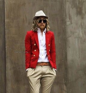 Wholesale-Fashion casual blazer velvet men's clothing suit fashion slim red male civies men blazer blaser jackets