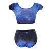 Wholesale-Sexy Galaxy Digital Print Swimwear Swimsuits Swim Suit Women Swimsuit Crop Tops Bottom Hot Sale S125-201''gg''P4RQ