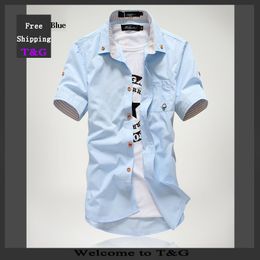 mens short sleeve button down casual shirts