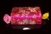 Elegant Mirror Craft Jewelry Storage Box Protable Party Favor Gift Boxes High Quality Silk brocade Double Lipstick Tube Packaging Case 12pcs