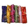 Luxury Travel Jewelry Roll Storage Bag Silk Brocade Foldable Large Makeup Bag Flower Drawstring Cosmetic Bag Pouch for Women 10pcs/lot