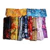 Luxury Folding Travel Jewelry Roll Gift Bag Storage Cases Cotton filled Silk Brocade Women Cosmetic Makeup Packaging Pouch 10pcs/lot