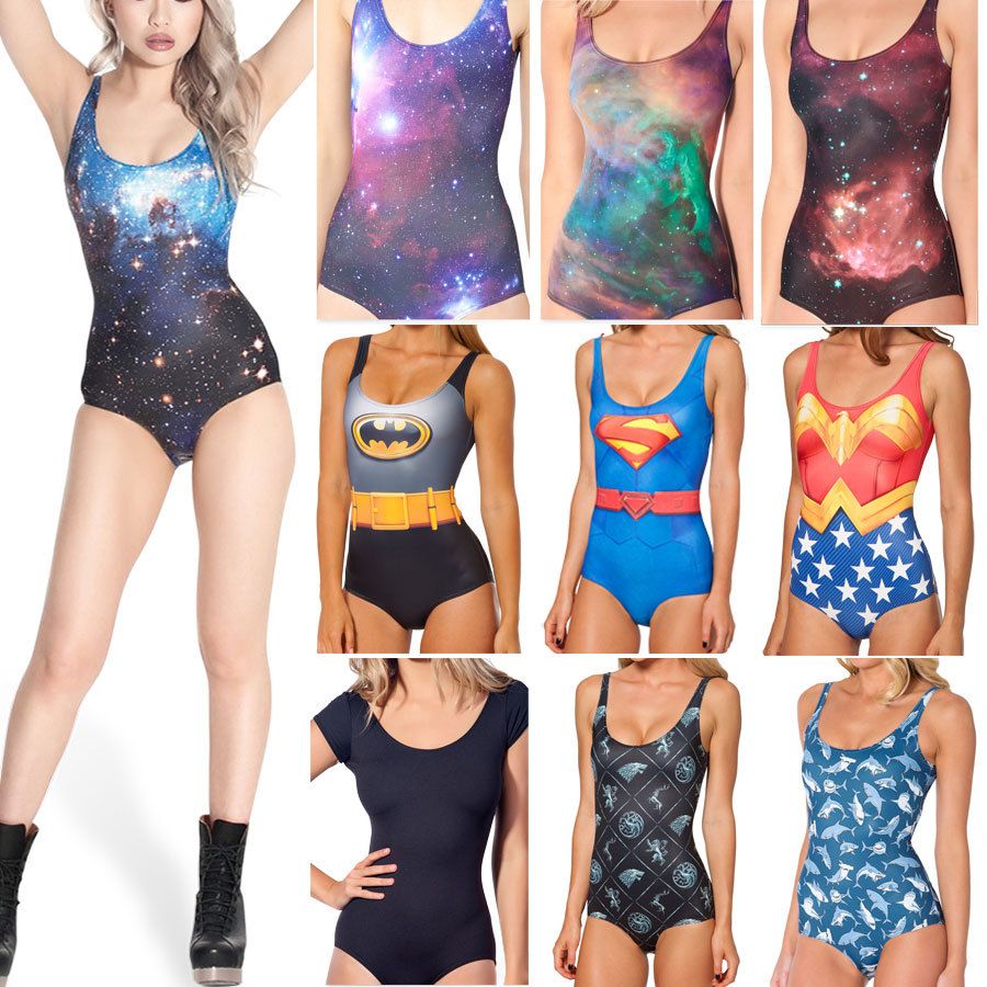 plus size galaxy swimsuit
