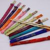 Chinese knot Bamboo Chopsticks with Silk Bags Wedding Party Favors 10 pair / pack