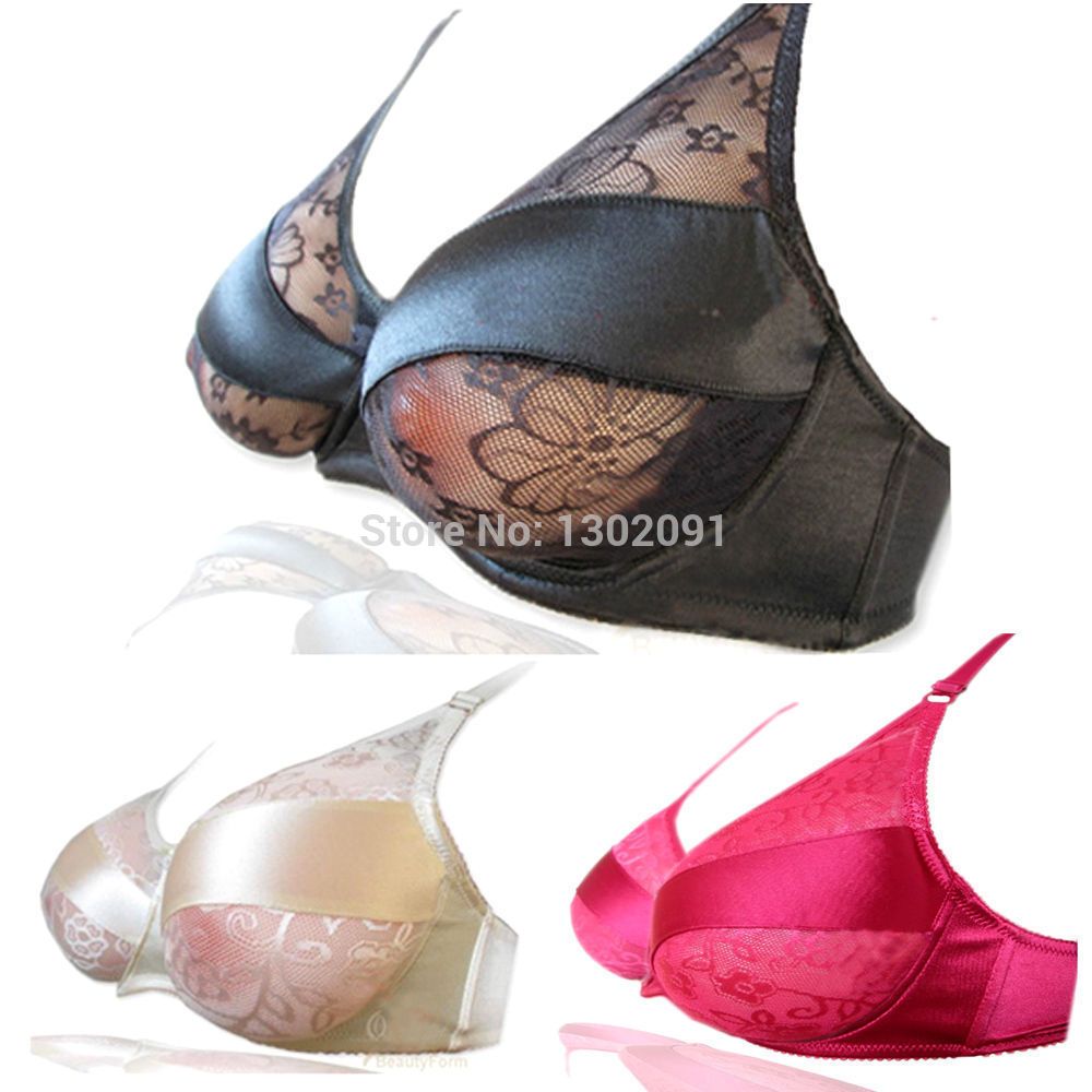 Wholesale-Charming Sexy Style underwear insert bra pocket for false forms fake boobs silicone breast CD cosplay free shipping