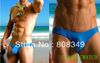 Wholesale-2015 Hot Sexy Low waist mens Briefs treasures stressed convex jjsox underwear candy colors swim trunks swimwear