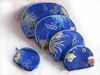 Large Floral Silk Brocade Zipper 5 Sets Coin Purse Women Portable Travel Makeup Storage Bag Cosmetic Pouch Cases