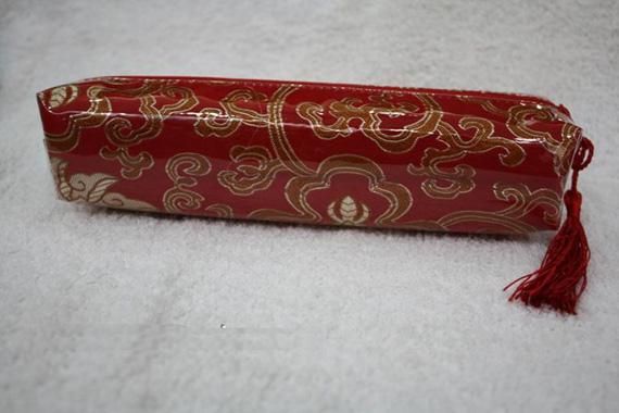 Sacchetti della matita impermeabile della nappa variopinta dei tessuti di seta della borsa delle borse della matita a buon mercato 10pcs mescolano liberamente