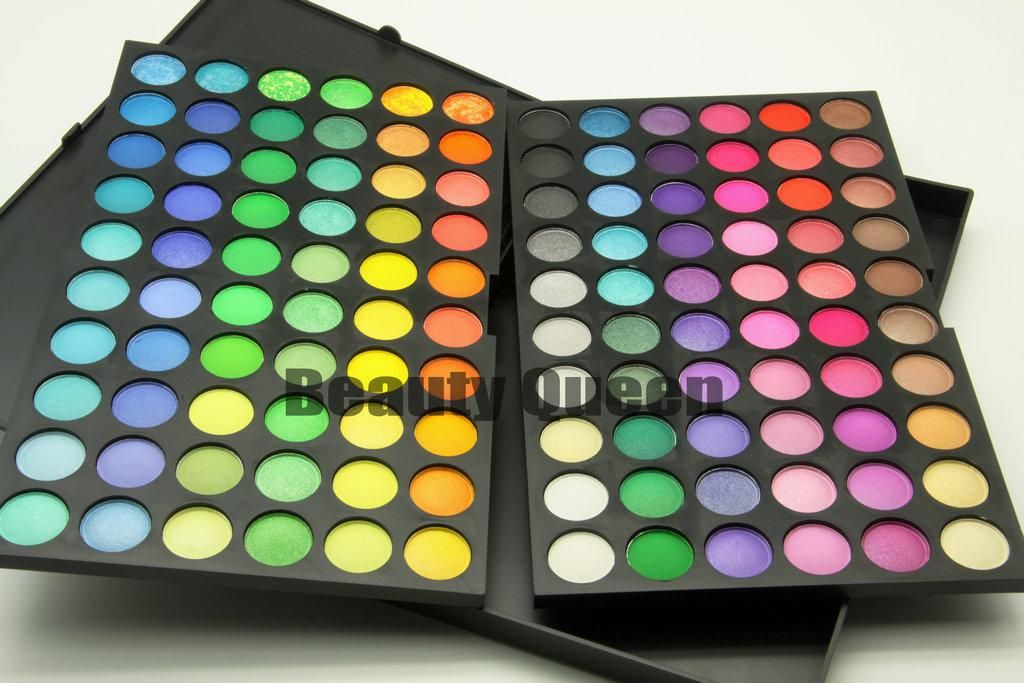 Haute qualité nouveau professionnel 120 couleur ombre à paupières fard à paupières Palette maquillage cosmétiques Kit P120 01 1929764