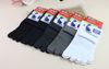 Wholesale-Wholesale 10 pairs/lot=20PCS New Arrival mix Cotton Five Fingers Toe Socks Men size 39-44 Free Shipping