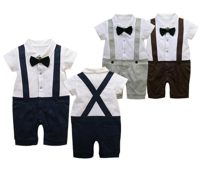 baby tuxedo romper