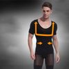 Wholesale-Hot Selling Black Mens Shapewear Body Shaper Compression Shirt Tight Short Sleeve T-Shirt Shapewear