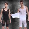 Partihandel-Fashion Mens Body Shaper Tummy Girdle Corset Vest Shapewear Underkläder Kompressionskjortor Ärmlös