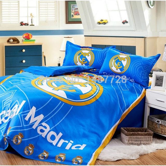 Whole Fans Real Madrid 2018 Bedding Set Duvet Cover Bed Whole Fans Real Madrid 2018 Bedding Set Duvet Cover Bed Sheets Pillow Case More Teams King Size White Queen From Hoto