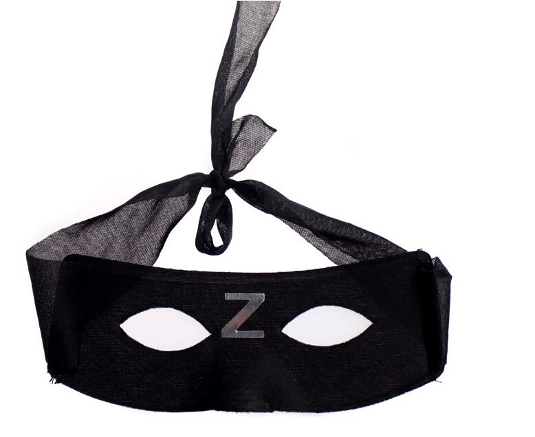 Wholesale New Half A Face Mask With Z Eye Mask Of Zorro Mask Halloween