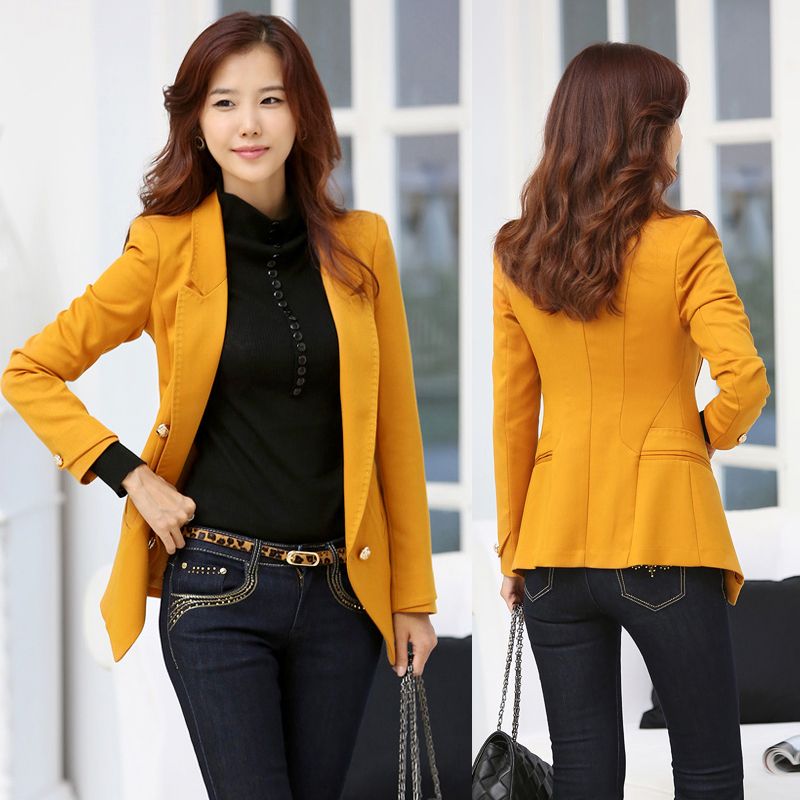 2019 New Blazer Women Slim Blazers spring Autumn Suit
