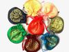 Luxury Joyous Small Wedding Party Gift Väskor Drawstring High Quality Chinese Style Silk Brocade Favor Candy Pouch för gäster Partihandel 50st