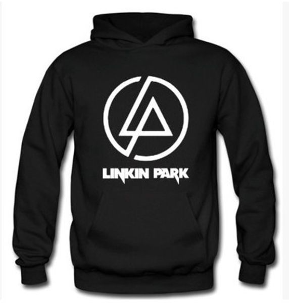 

мужчины и женщины осень и зима толстовки персонализированные linkin park rock толстовки, Black