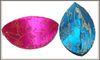 Snäckskal Små förvaringsfodral för Ring Smycken Förpackning Box Kinesisk Silk Brokade Färgglada Boxar