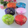 Craft Lace Heart Shaped Boxes Wedding Bride groom Favor Candy Box Silk Brocade Tassel Decorative Storage Case Cardboard Packaging boxes