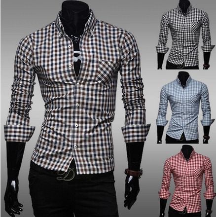 Wholesale Slim Fit Fashion Male Casual Dress Sobretudo Sociais Vetement ...