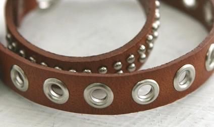 / de nouveaux bracelets en cuir de rivet de vente chaude de mode de Vintage Rsonalized Design Women