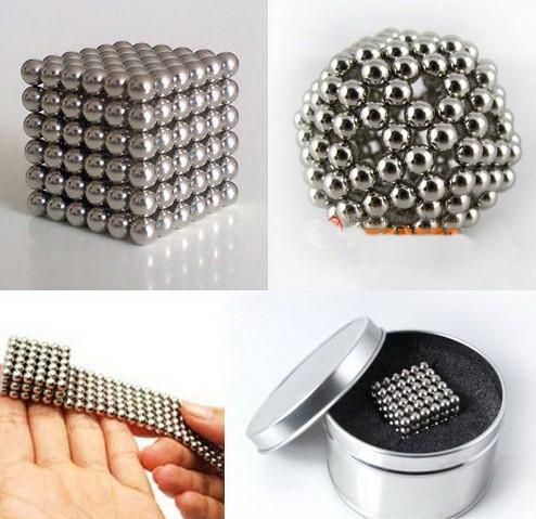 Best Buckyball Silver Magnetic Balls 216 Ball White Gift Tin Magnet ...