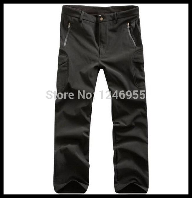 Hurtownie-Outdoor Black Color Męskie Śnieg Wodoodporne Spodnie Spodnie Wędrówki Wspinaczka Wodoodporna Wiatroszczelna Oddychająca Górna