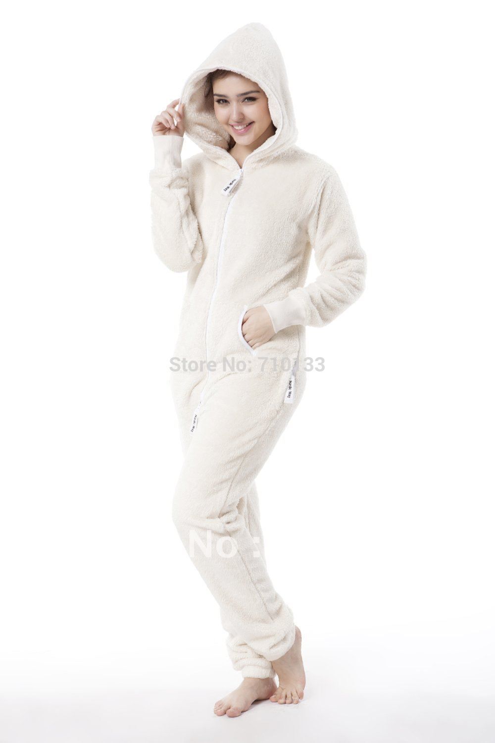 teddy fleece jumpsuit
