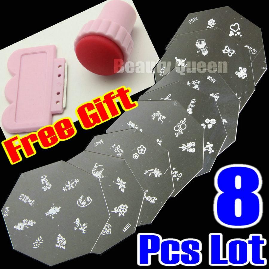 DIY Nail Art Stamp Stamping Plate Image Plate Design Stencil Print